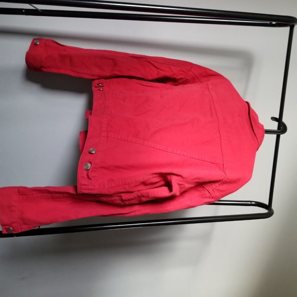 Red Denim Jacket - Picture 3 of 4